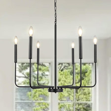 Lampadario Nero Fattoria 6