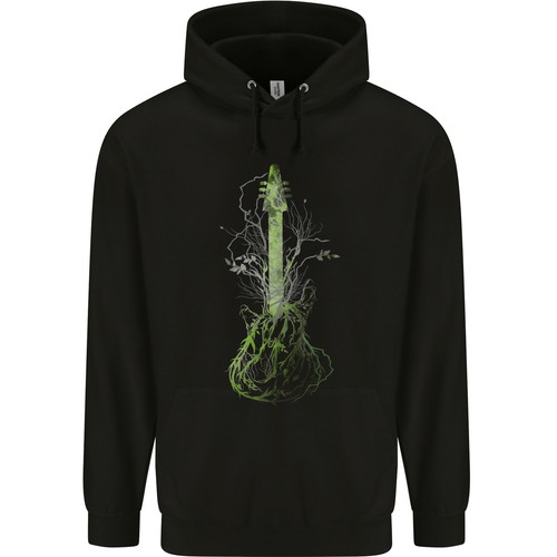 Felpa verde con chitarra - felpa,