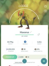 Haxorus - Pokémon Go - Leggi