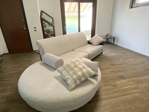 Divano tessuto con penisola - con,