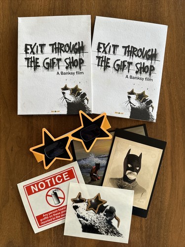 Exit through the - exit, shop