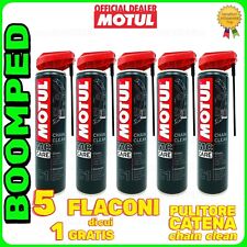 Pulitore Sgrassatore Spray Catena Motul C1 Chain Clean Moto Quad 5x400ml 05MO16