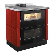 Nordica Cucine a Legna Cucina VERONA XXL MAIOLICA VST Bordeaux 7016265 rivestime