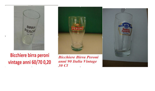 Bicchieri birra peroni - , anni