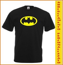 Maglietta Batman T-Shirt Uomo Donna Unisex Cult Movie Fumetto Comics taglia SMLX