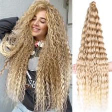Capelli all'uncinetto 32" onde