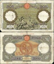 100 Lire Capranesi 16/12/1936 Azzolini - Cima