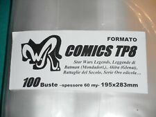 100 BUSTE WR "COMICS TP8"