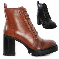 Scarpe donna stivali polacchine stringhe parigine francesine TOOCOOL 21665-26