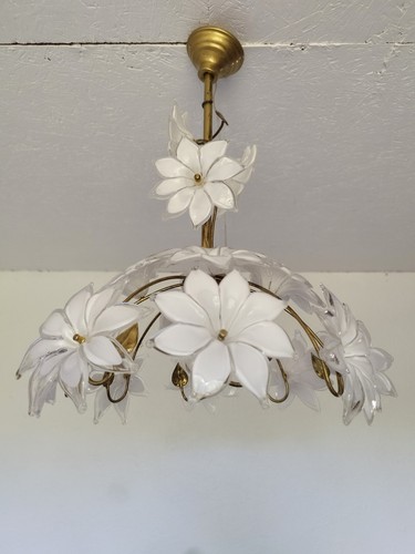 Lampada plafoniera floreale - , a