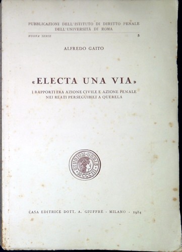 Electa una via - i, fra