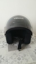 casco moto/scooter VEMAR Nero con visiera, OTTIMA condizione (usato 2 volte),