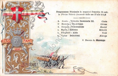 Cartolina reggimentale - -,