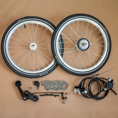 Bicicletta pieghevole brompton - pieghevole,