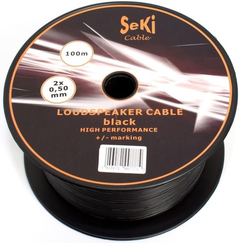 Black speaker cable 0 50 - black, x