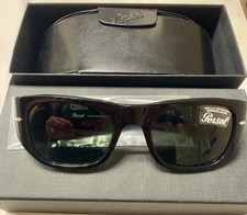 Occhiali da sole unisex PERSOL PO3308S 95 31 nero verde 54 mm