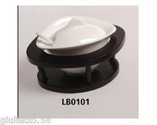 BOMBONIERA ZUCCHERIERA IN PORCELLANA E LEGNO LB0101