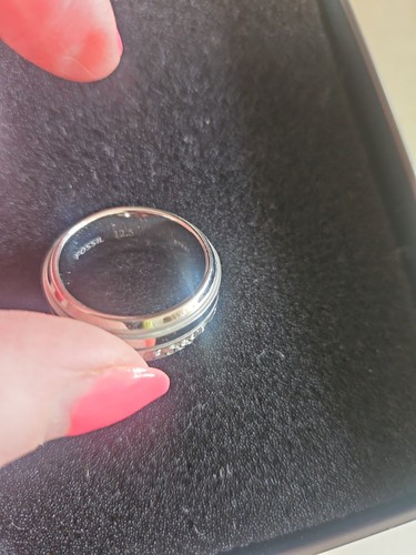 Anello fossil acciaio - (2,2),