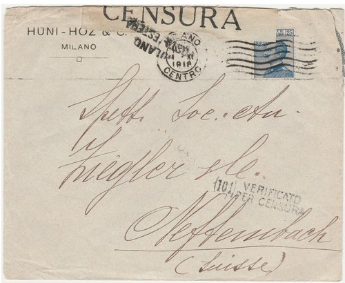 Copertina italia 1918 milano - italia,,