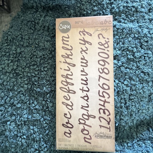 Sizzix cutout script bigz - sizzix, xl