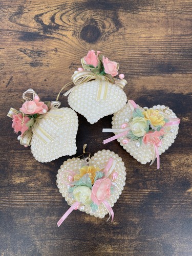 Set ornamenti cuore perla - set,
