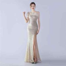 Vestito Abito Elegante Lungo