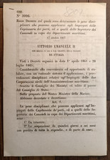 1867 regio decreto le - decreto,