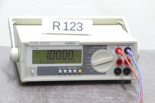 Metrix mx553 multimeter - multimeter, 4.3/4d