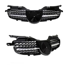 Griglia a nido d'ape Nero cromato per Mercedes SLK R170 97-04 R171