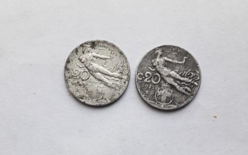 Lotto cent italia 1909 e - 20,