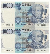 10000 LIRE VOLTA DECR 1984