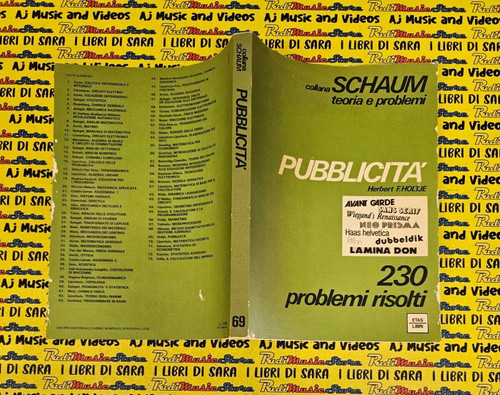 Book libro pubblicita collana - libro,