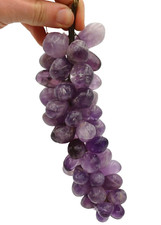 FLUORITE ED  AMETISTA -  GRAPPOLO D'UVA - PIETRA NATURALE - GRAMMI 0,630