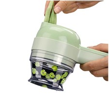 Tagliaverdure Elettrico Affettatrice per Alimenti Sbucciatrice Portatile Schiaccia Aglio Alimenti1341