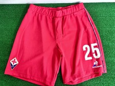 PANTALONCINO FIORENTINA CHIESA MATCH WORN INDOSSATO NO MAGLIA SHIRT CAMISETA