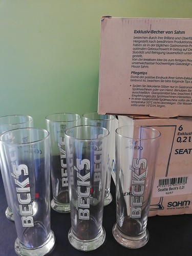 Bicchieri beck birra - 6, beck's