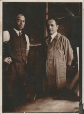  B2 - Foto Photo Fotografia anni 30 - Coppia Uomini Sigaretta