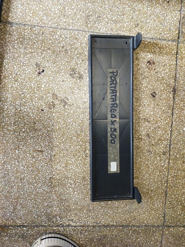 Porta targa fiat - 500, anteriore