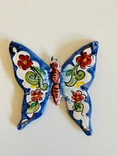 Farfalla in ceramica di Caltagirone - Fatta a mano