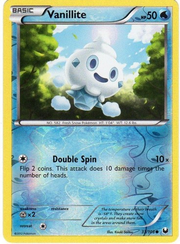 Vanillite 108 w - 33/108, b&w