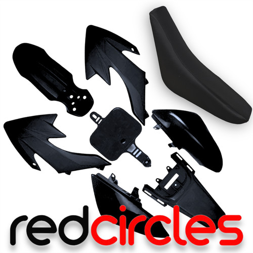 Set plastica carena pit bike - plastica,