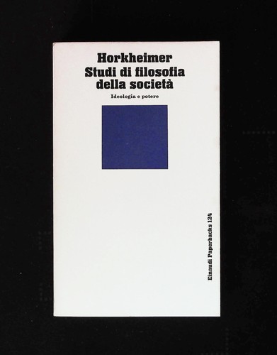 Horkheimer max studi - max,