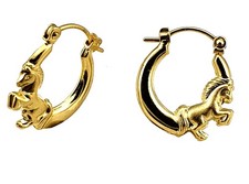 Orecchini Cavallo Oro 333
