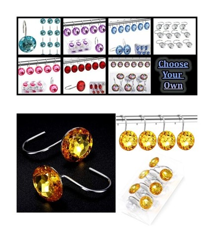 💎Ganci per tenda doccia