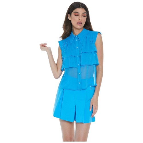Relish camicia turchese