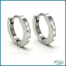 orecchini da uomo in acciaio