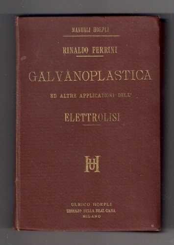 Ferrini galvanoplastica - galvanoplastica, ed