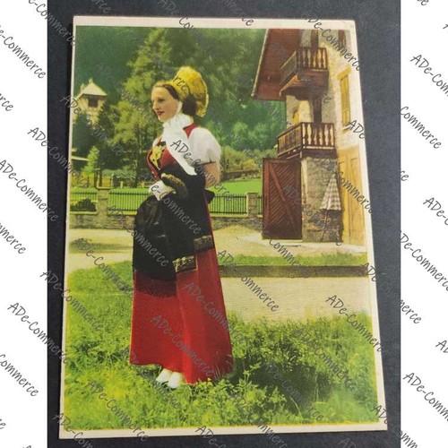Cartolina costume della val - cartolina,