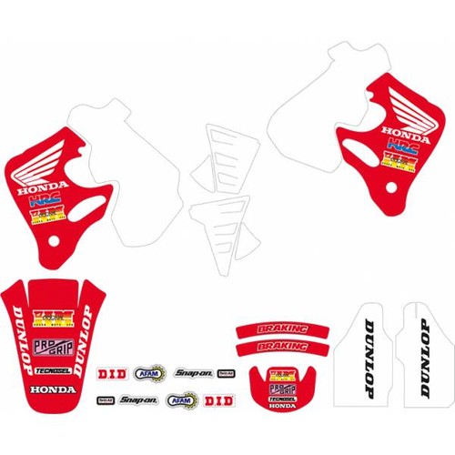 Kit adesivi replica team - adesivi, honda