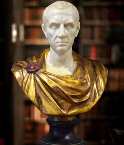 Busto giulio cesare scultura - giulio,